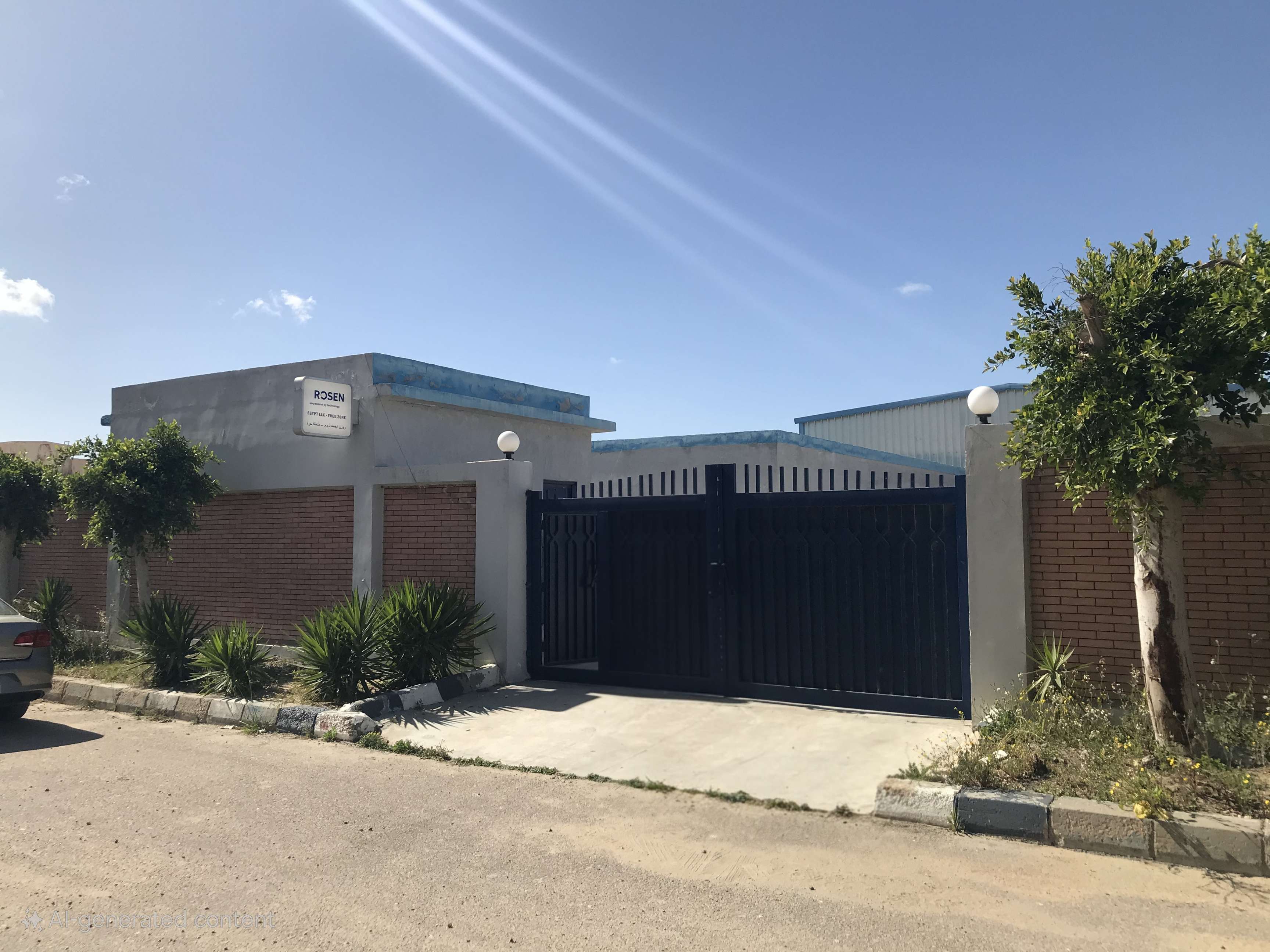 Front view of ROSEN location in Egypt.