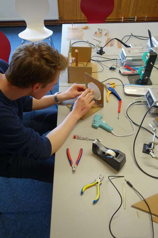 Person who is currently in the process of building a loudspeaker