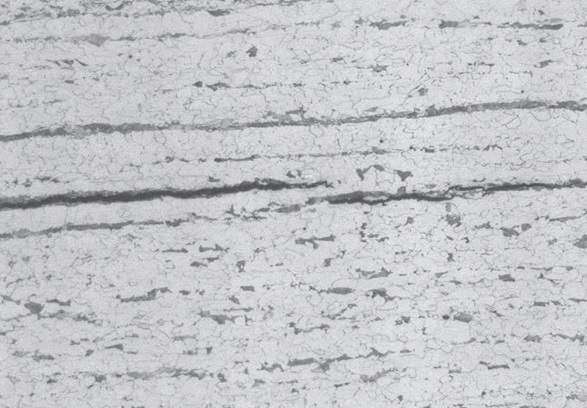 Picture of a centerline segregation defect