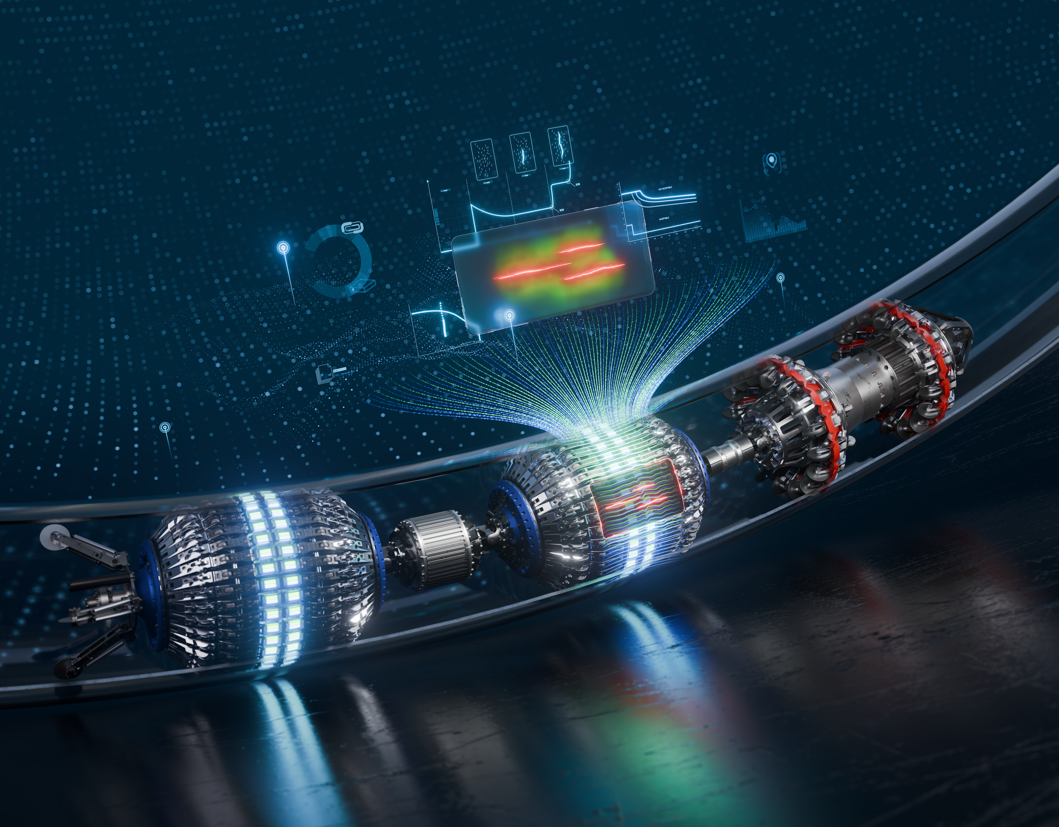 The RoCD EMAT-C Ultra in-line inspection tool scans a pipeline. It fundamentally enhances the way inspection data is acquired and interpreted.
