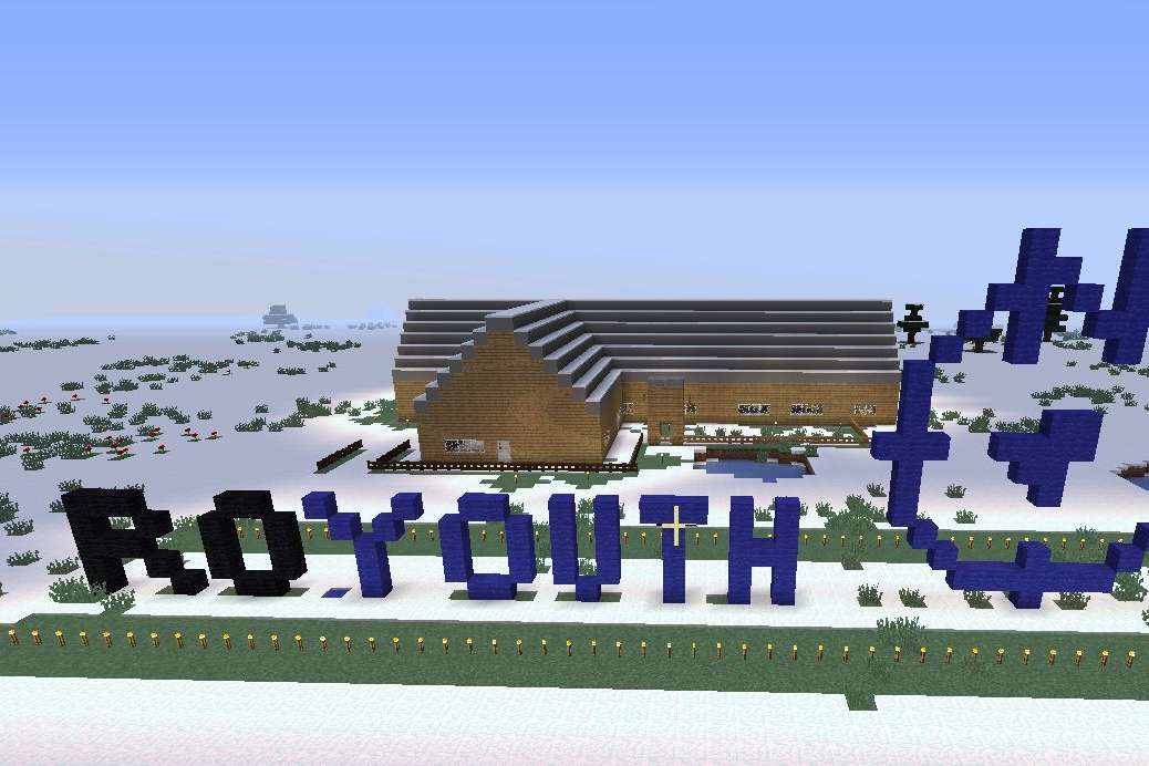 Graphic visual created during the Minecraft AG at ROYOUTH