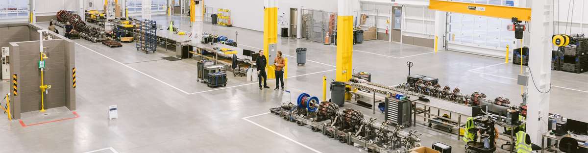 An aerial view of the ROSEN facility in Gahanna, Ohio. Right after the opening in November 2024.