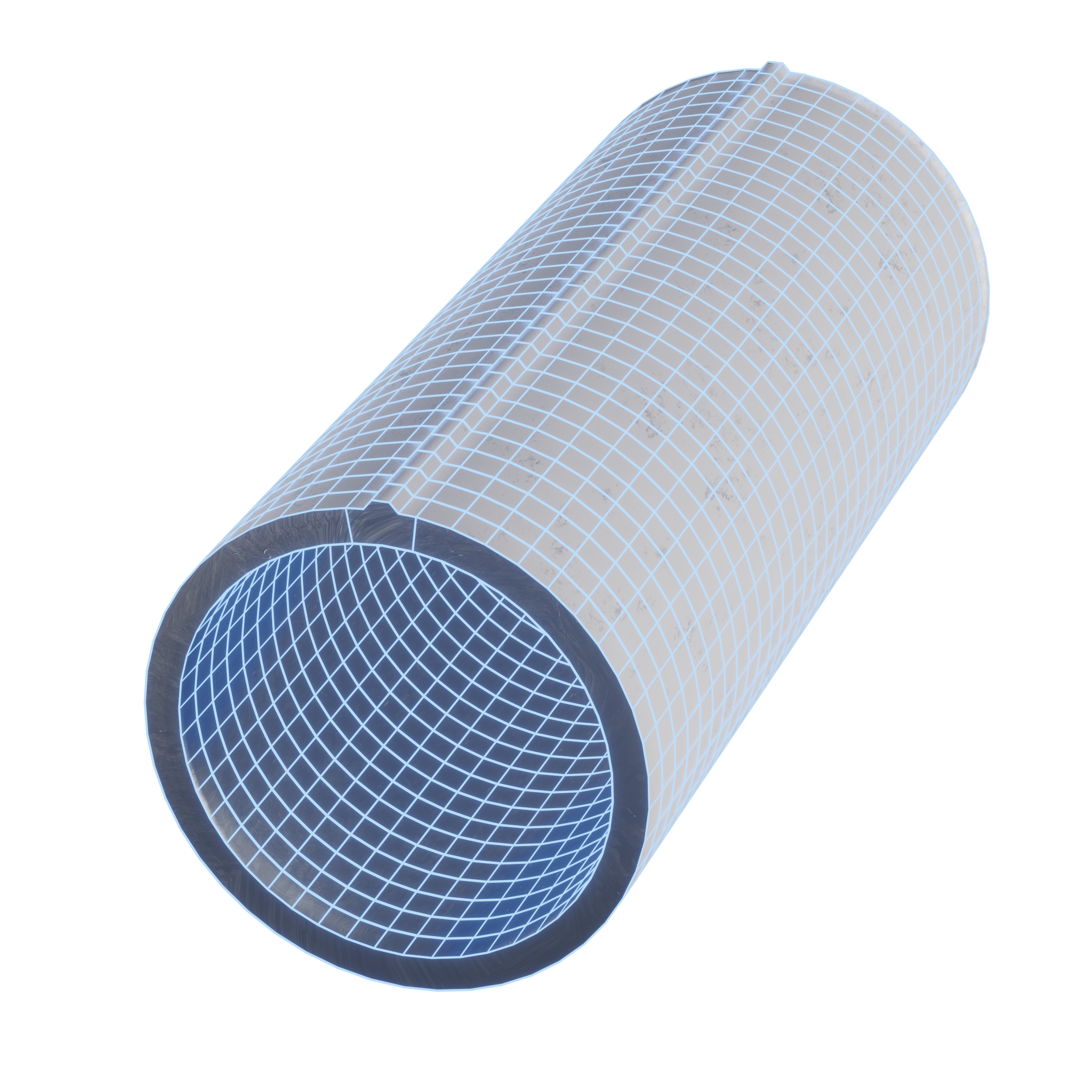 Illustration of a pipeline's geometry.