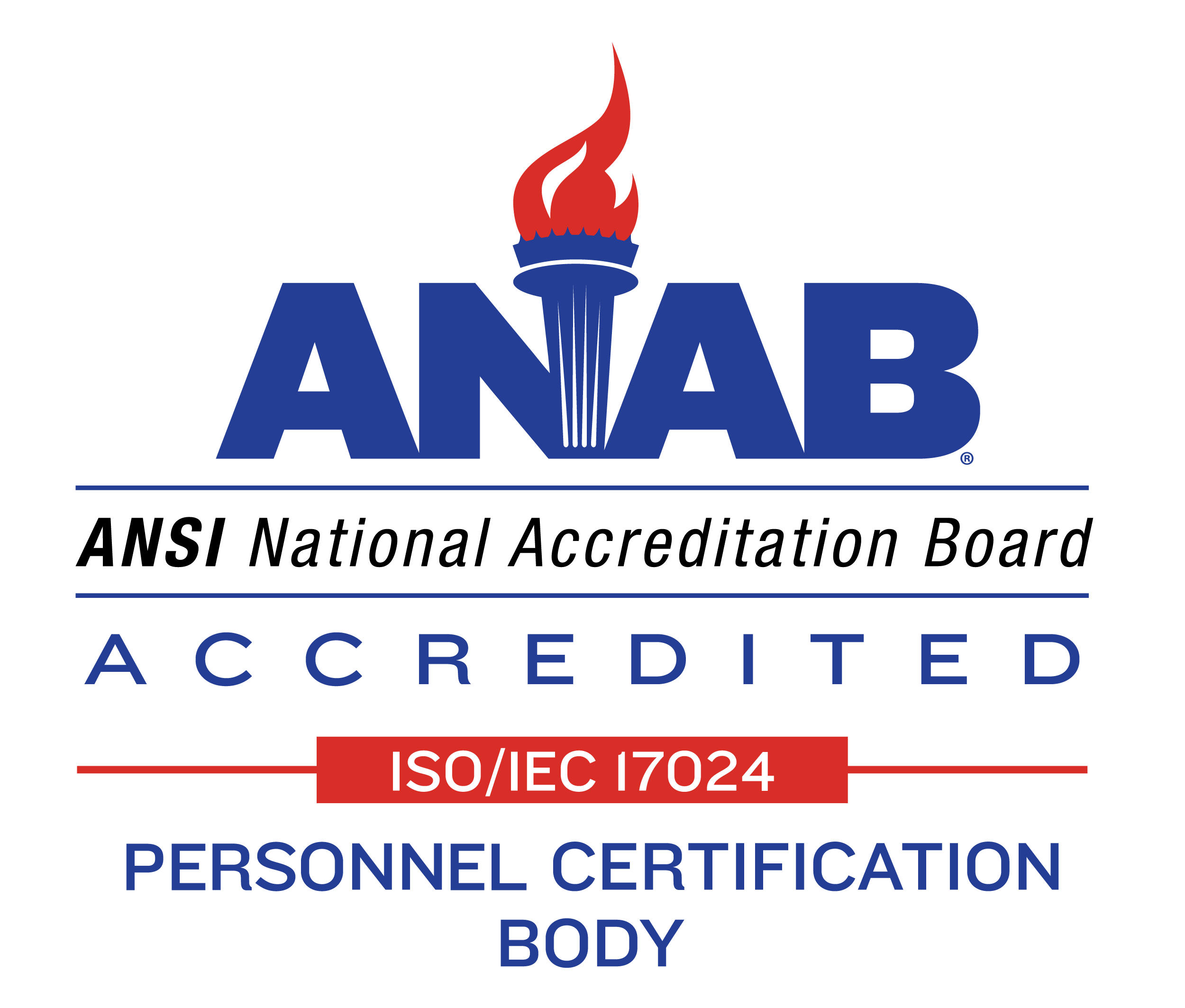 Logo of the ANSI National Accreditation Board (ANAB)