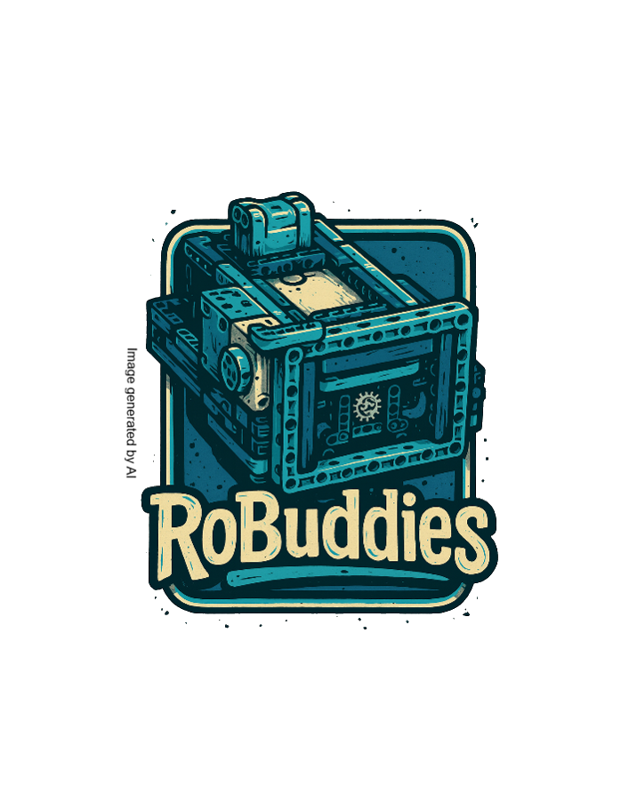 Logo für RoBuddies (First LEGO League-Team).