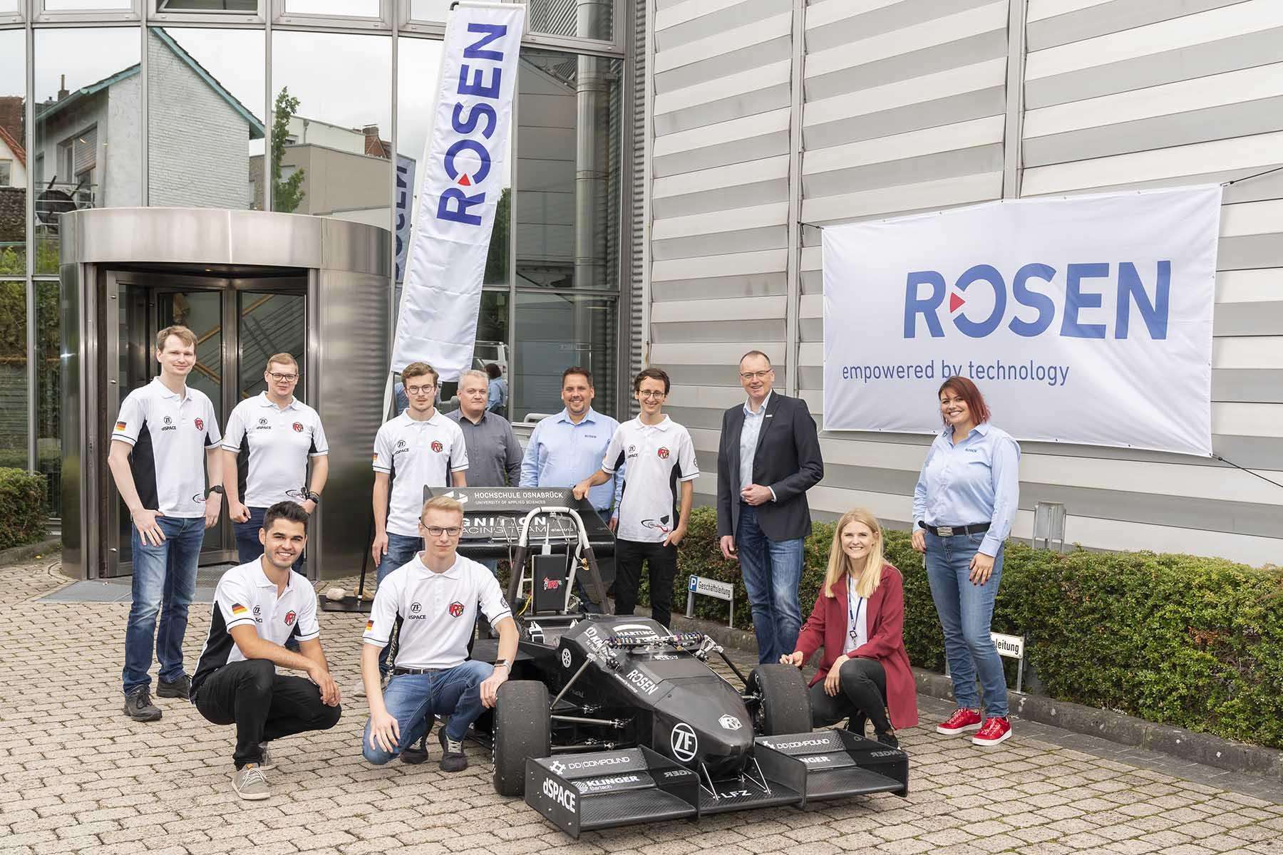 ROSEN sponsors the Ignition Racing Team electric of  the Osnabrück University of Applied Sciences e.V.