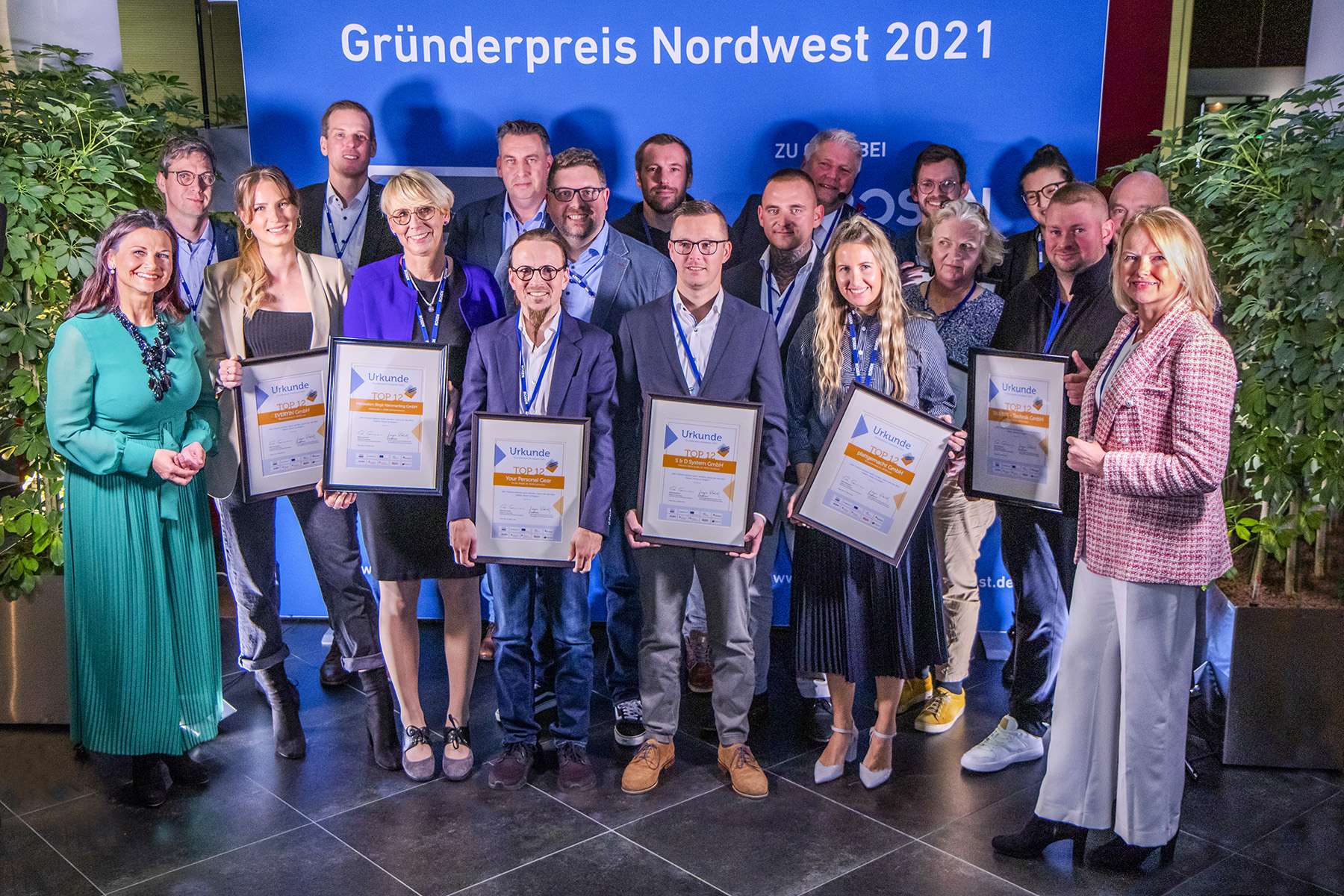 Gründerpreis Nordwest 2021: ROSEN hosted the event in Lingen (Ems) and was part of the award jury