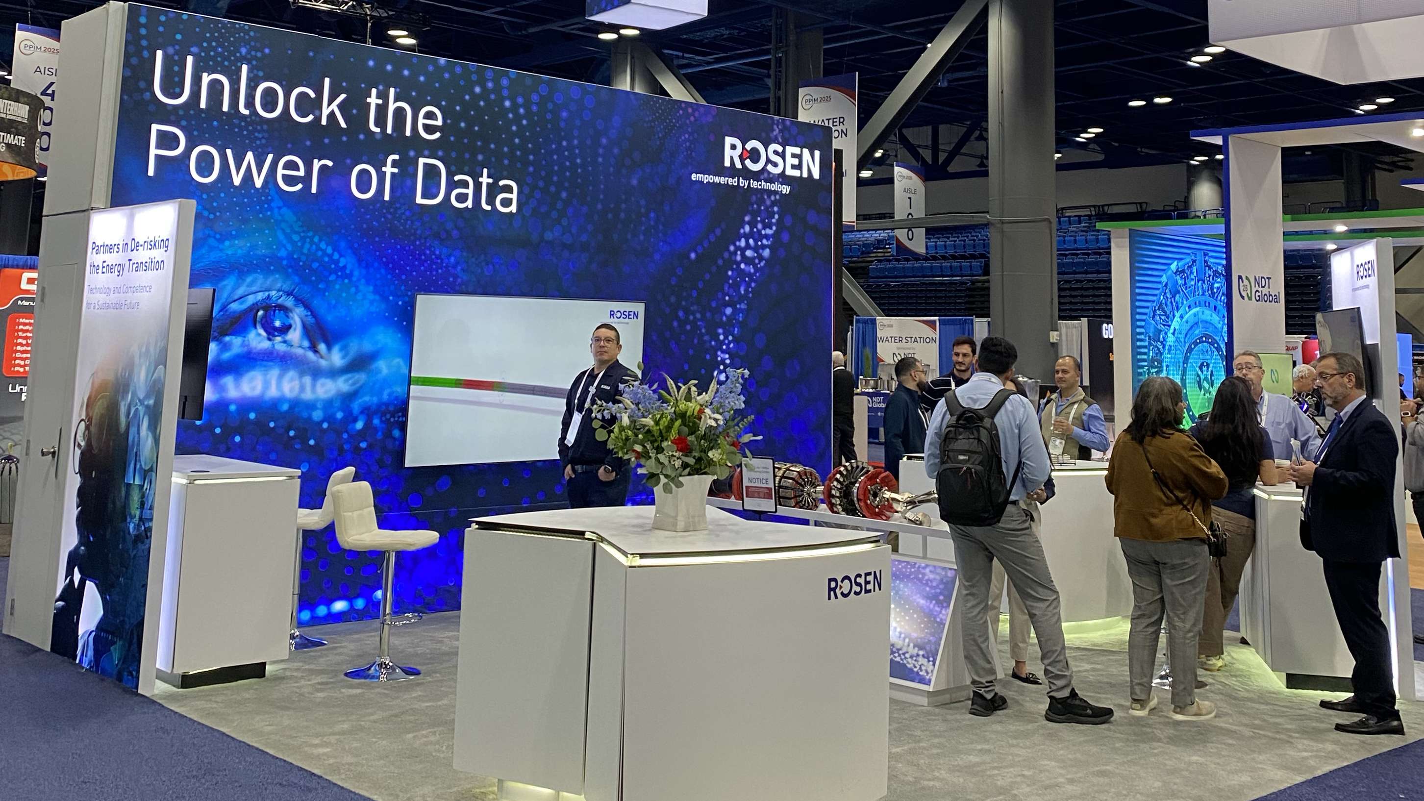 This image shows the ROSEN booth at the PPIM 2025.