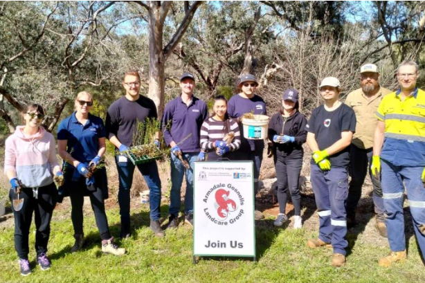 Tree planting by ROSEN in Perth