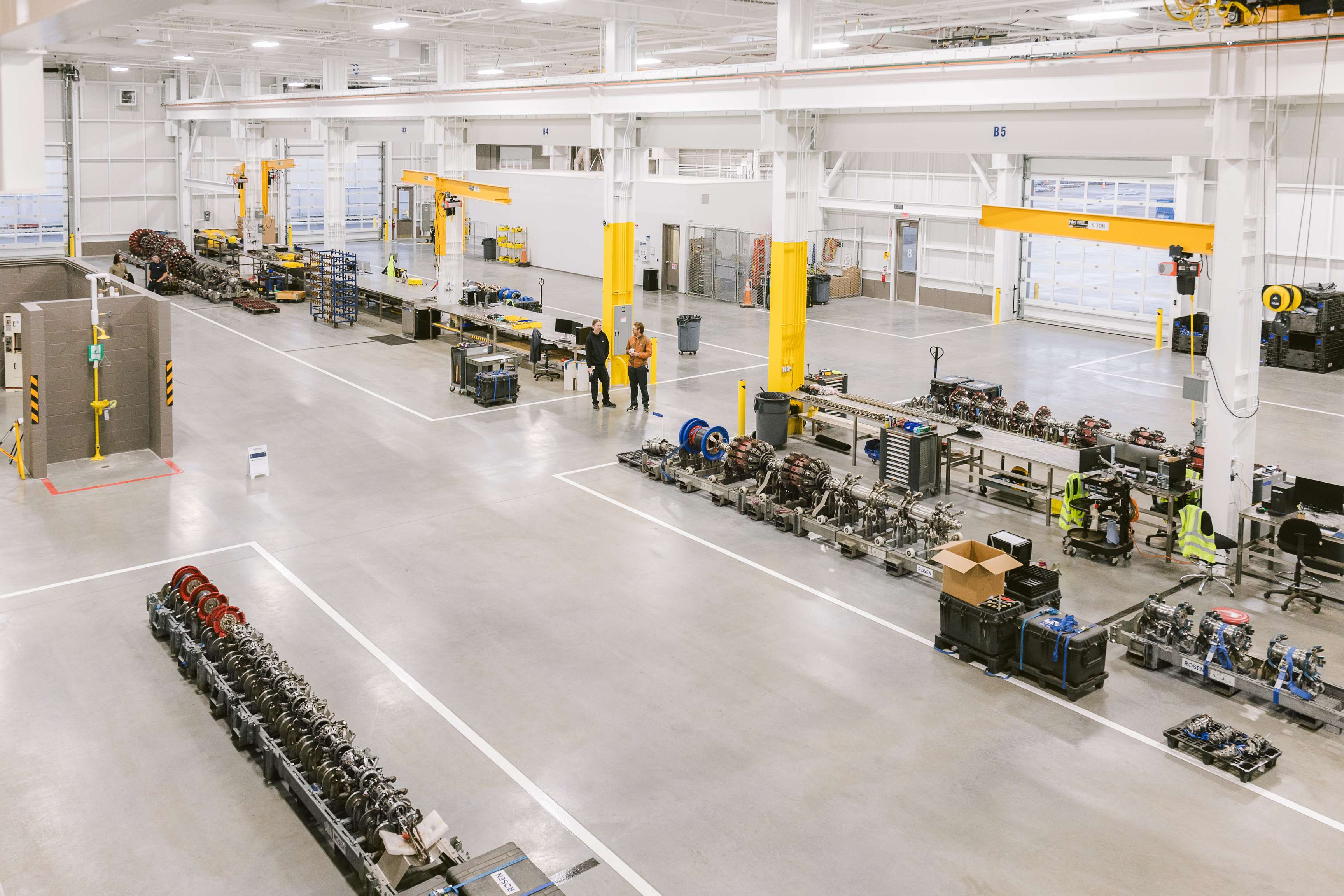 An aerial view of the ROSEN facility in Gahanna, Ohio. Right after the opening in November 2024.