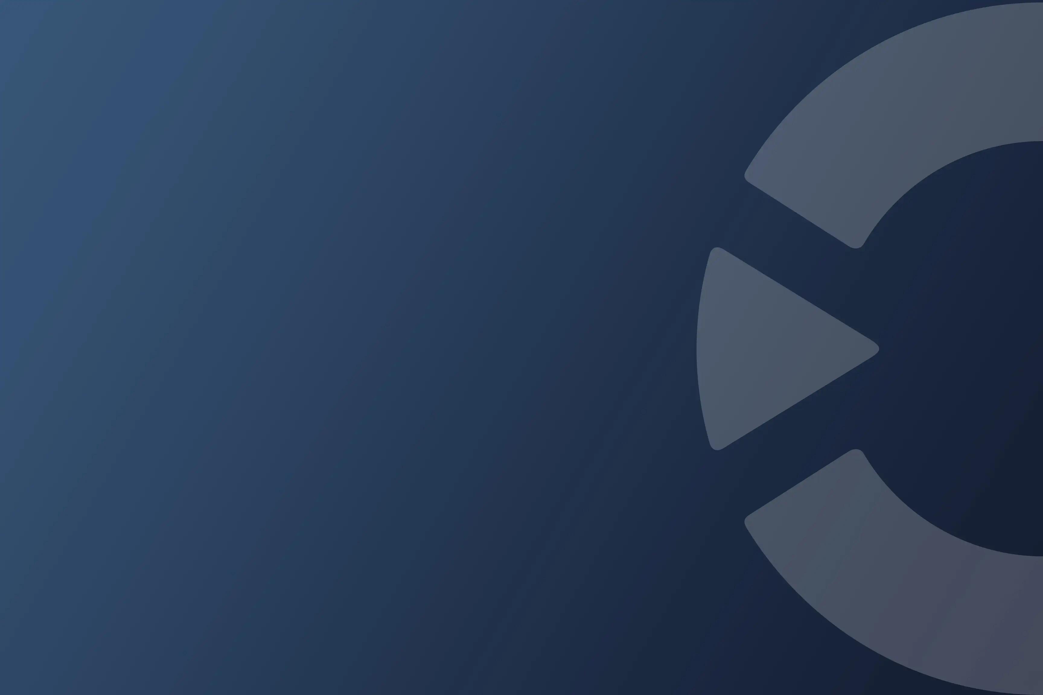 Placeholder image blue gradient control loop