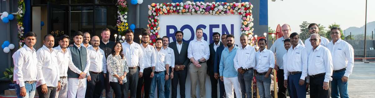 Picture of the ROSEN team in India.