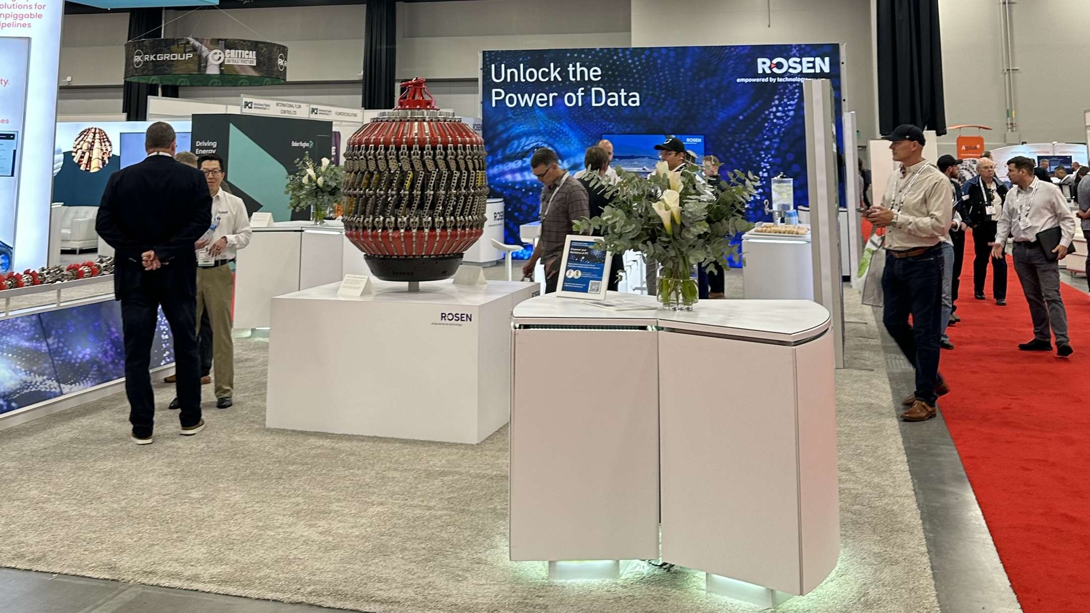 Image of the ROSEN booth at the IPCE 2024 in Calgary.