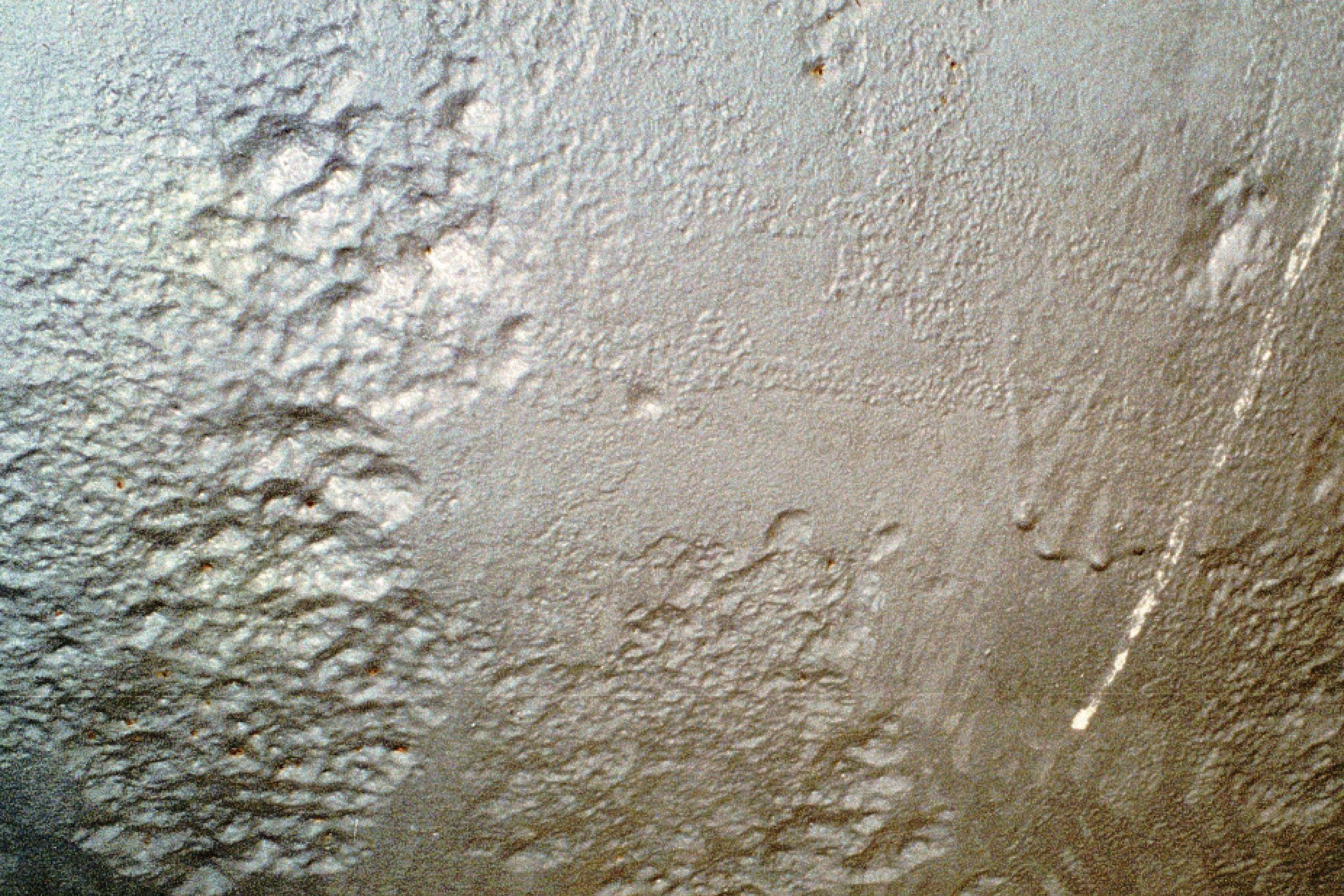 Close up of surface of a pipeline with corrosion.