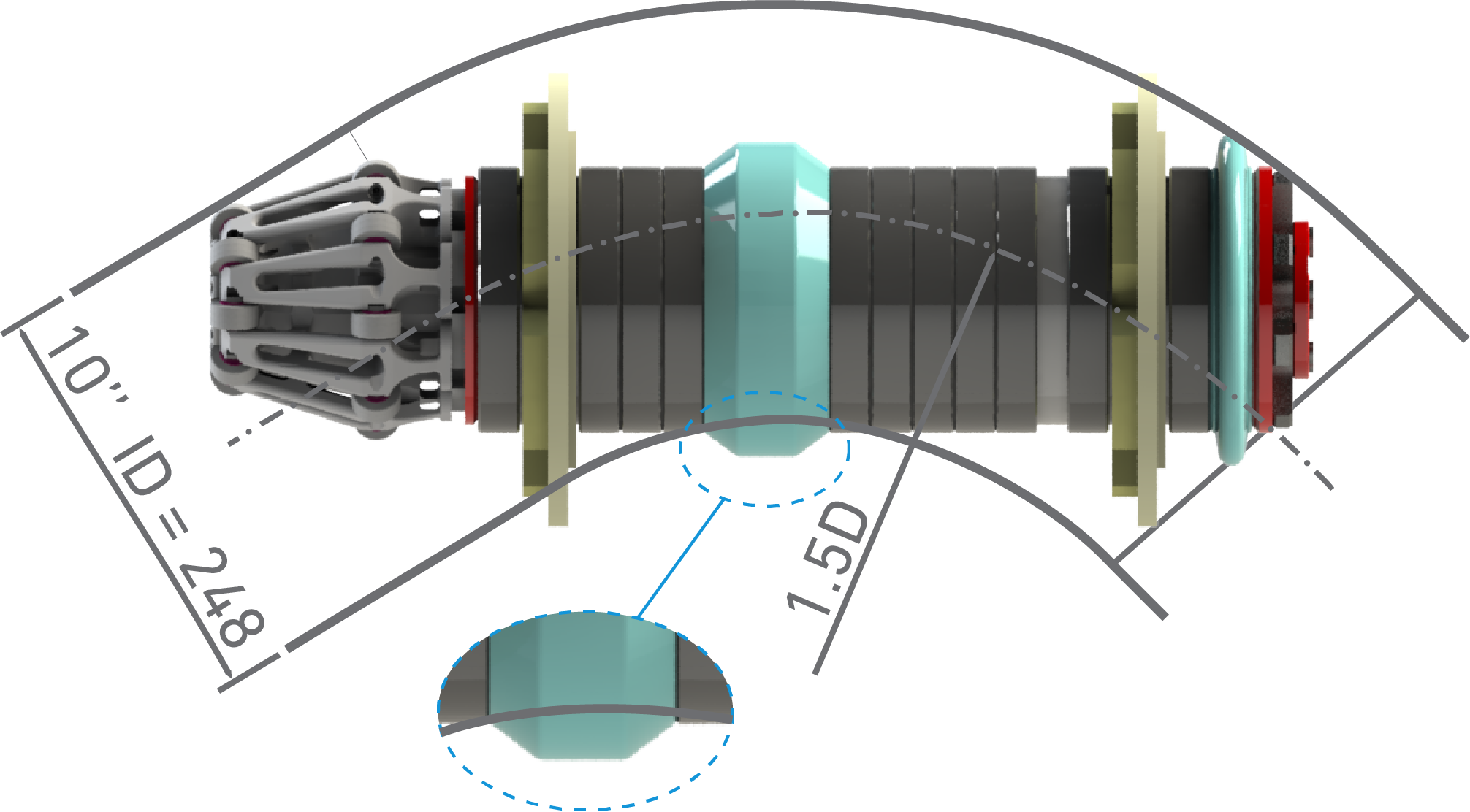 Tool stopper with subsequent return operation.