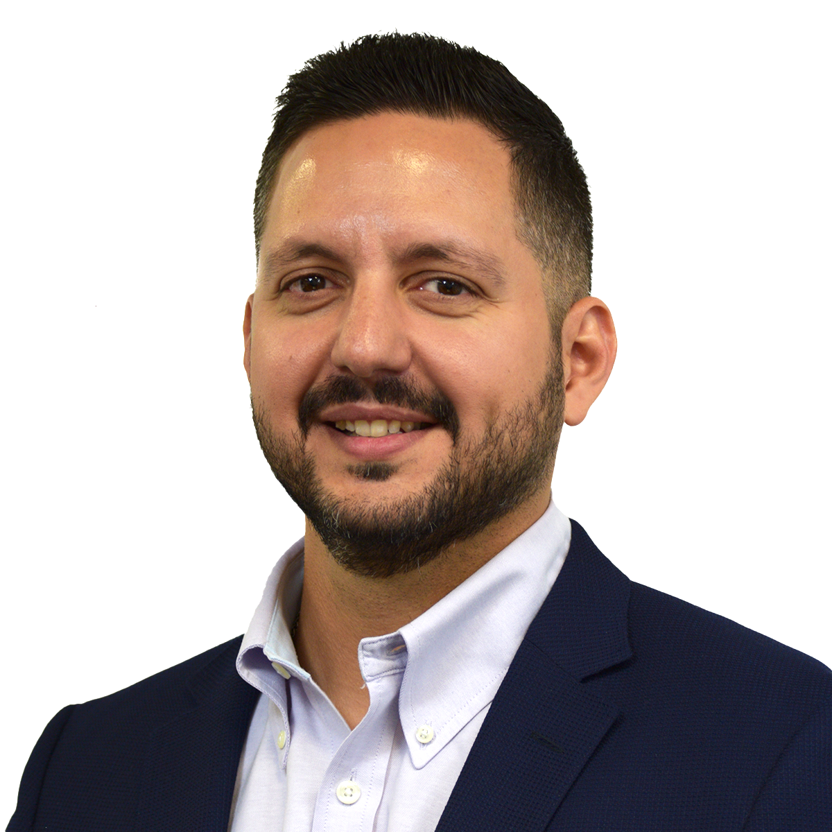 This is a portrait of Andres Gonzalez.