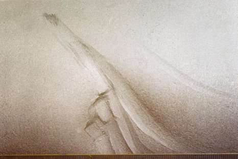 Picture of gouge damage on a pipeline. 