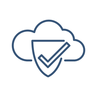 Icon: protected cloud